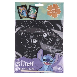 24 x Disney Stitch Scratch Art Sets