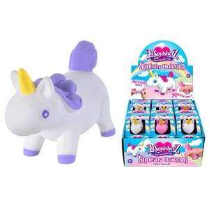 12 x Lil' Squisherz Squishy Unicorns