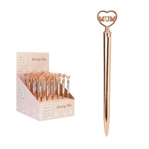 36 x Luxury Rose Gold Mum Pens