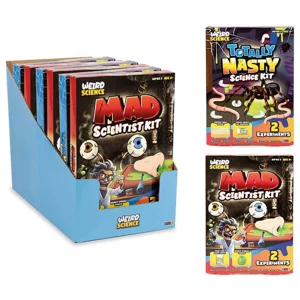 12 x Mad Scientist & Nasty Science Kits