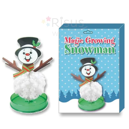 12 x Magic Growing Crystal Snowmen