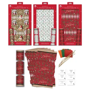 12 x Make Your Own Traditional Christmas Crackers 6pk