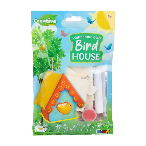 12 x Make Your Own Wooden Garden Birdhouse