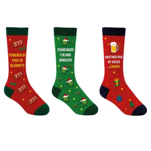 12 x Mens Novelty Christmas Socks