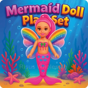 12 x Mermaid Doll Playsets