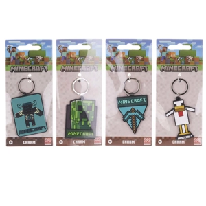 72 x Minecraft PVC Keyrings