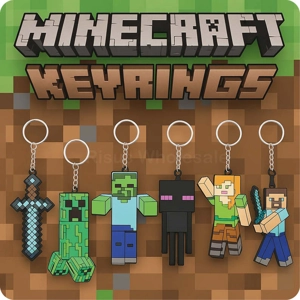 30 x Minecraft Keyrings
