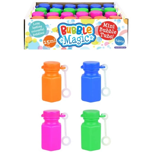 24 x Mini Bubble Tubs 15ml