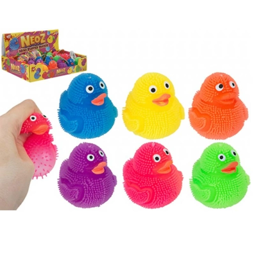 24 x Duckie Mini Puffer Toys 5cm