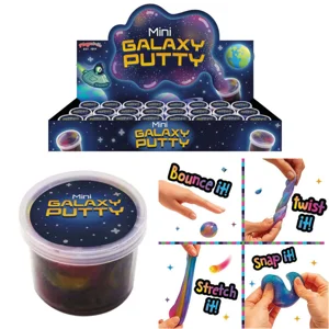 24 x Mini Galaxy Putty Pots 4.5cm