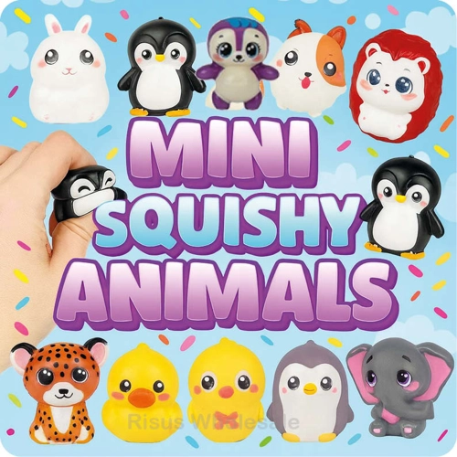 36 x Mini Squishy Animals 6cm