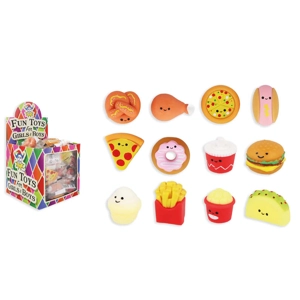 60 x Mini Squishy Fast Food