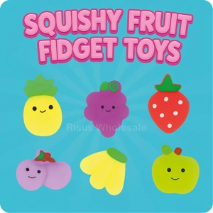 96 x Mini Squishy Fruit