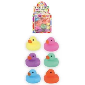 72 x Mini Squishy Rubber Ducks