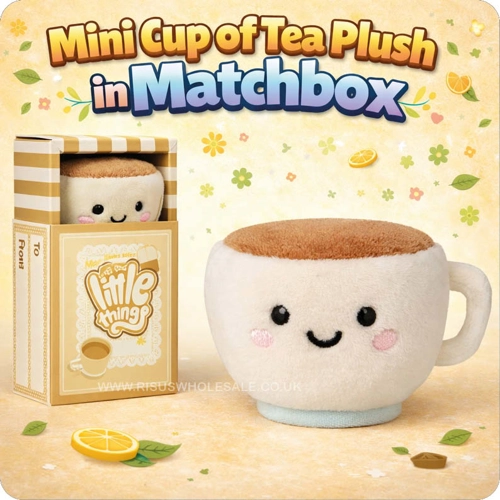 6 x Mini Tea Plush In Matchbox