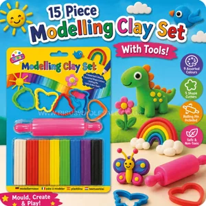 12 x Modelling Clay Sets 15 pce