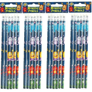 24 x Monster Pencils 6pk