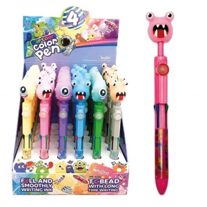24 x Monster Roller Ball Fidget Multi Pens