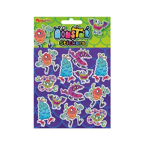 72 x Sheets of Monster Stickers