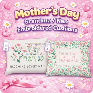 12 x Grandma / Nan Embroidered Cushions