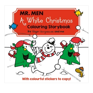 10 x Mr Men A White Christmas Colouring Storybook
