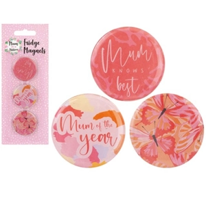 24 x Mum Of The Year Fridge Magnets 3pk