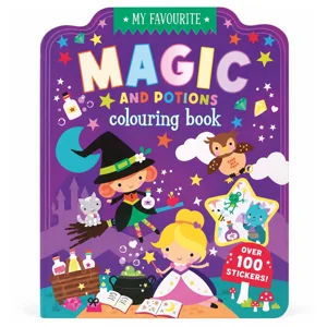 20 x Magic & Potions Colouring & Sticker Books
