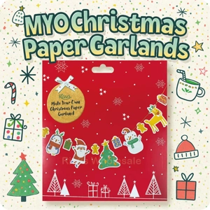 8 x Make Your Own Christmas Paper Garlands