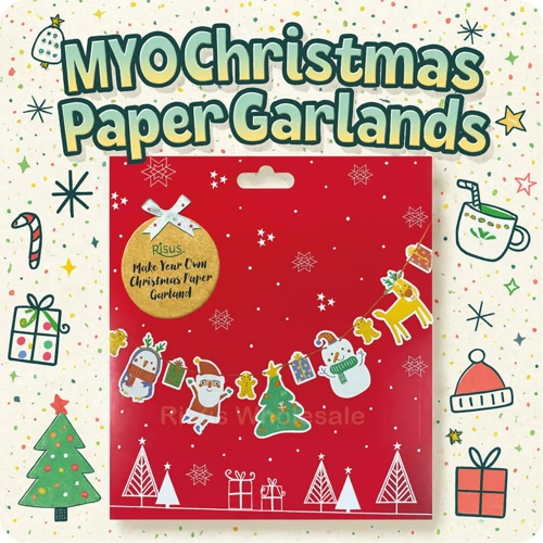 8 x Make Your Own Christmas Paper Garlands