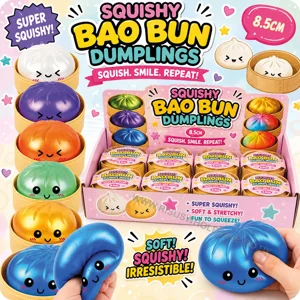 12 x Mystery Squishy Dumplings 8.5cm