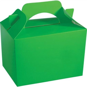 50 x Neon Green Party Food Boxes