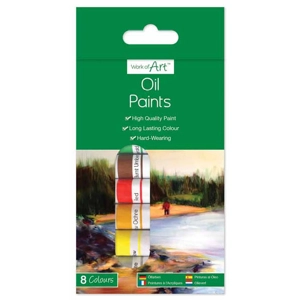 12 x Oil Paints 8 x 6ml Tubes