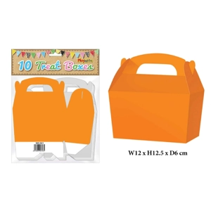 100 Orange Treat Boxes