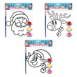 12 x Christmas Paint Your Own Christmas Canvas