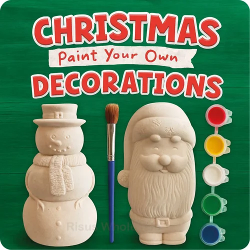 12 x Paint Your Own Christmas Decoration