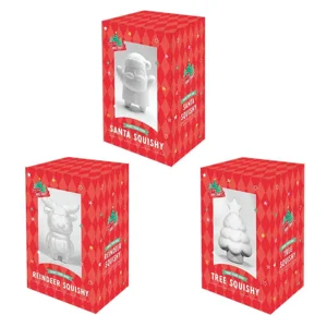 18 x Colour Your Own Christmas Squishies