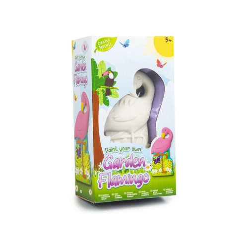 6 x Paint Your Own Garden Flamingos