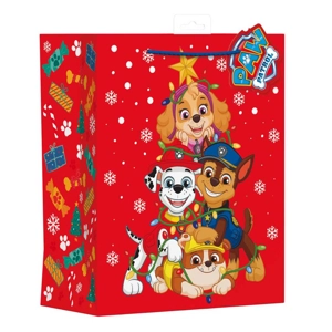 6 x Paw Patrol Christmas Gift Bags - LG