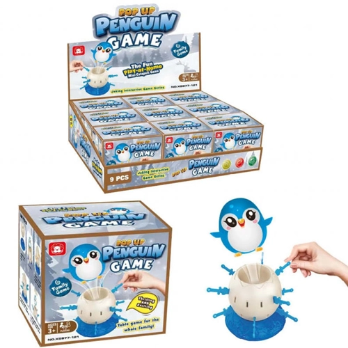 9 x Penguin Popper Games