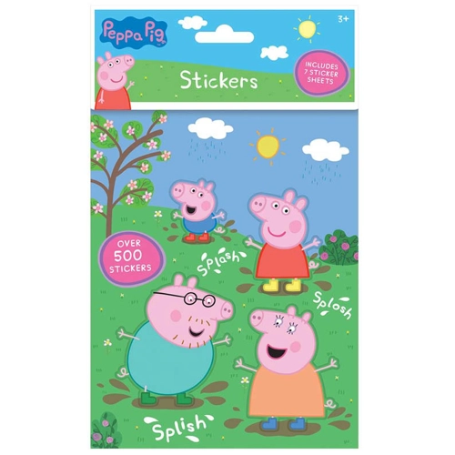 12 x Peppa Pig 500 Stickers