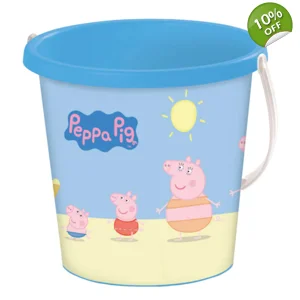12 x Peppa Pig Beach Buckets 17cm