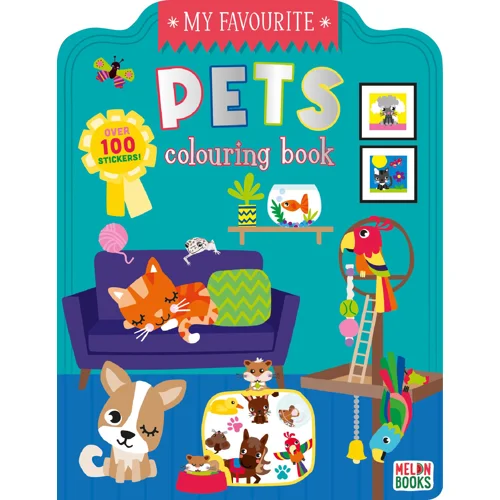 20 x Pets Colouring & Sticker Books