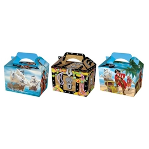 50 x Pirate Food Boxes - 3 assorted