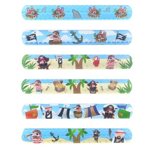 120 x Pirate Snap Bracelets