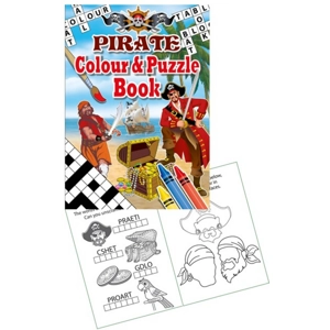 24 x Pirate A6 Colour & Puzzle Books