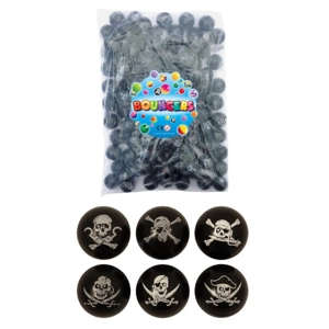 100 x Pirate Bouncy Balls 35mm
