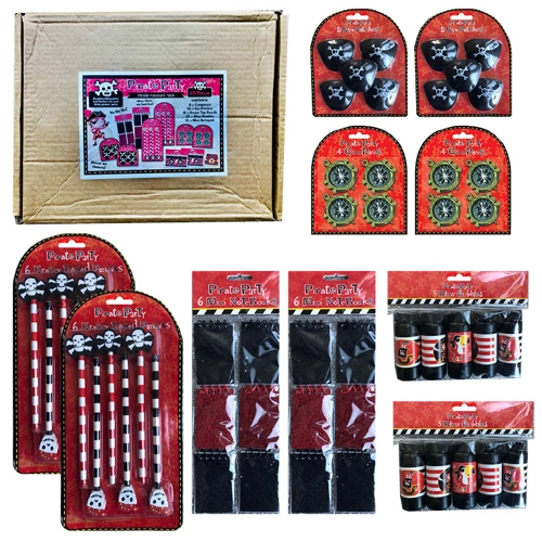1 x Pirate Party Favour 52pc Pack