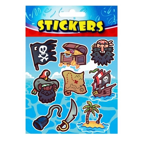 72 x Pirate Stickers
