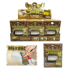 12 x Pirate treasure Chest Dig & Discover Kits