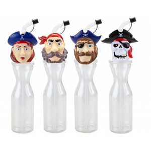 16 x Pirate Drinking Bottles 500ml